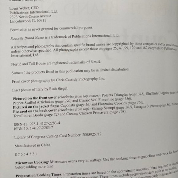 COUNTRY ITALIAN COOKBOOK First Edition - Picture 11 of 11